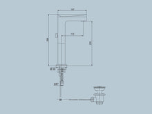 Carica l'immagine nel visualizzatore di Gallery, miscelatore BEAM LAVABO ALTO marca JACUZZI