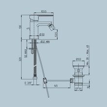 Carica l'immagine nel visualizzatore di Gallery, MISCELATORE LAVABO + BIDET BOREA, JACUZZI