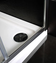 Carica l'immagine nel visualizzatore di Gallery, Box doccia cristallo temperato, anticalcare 6mm, profilo alluminio, cromo lucido. PIRALLA