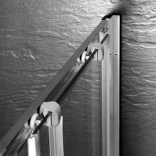 Carica l'immagine nel visualizzatore di Gallery, Box doccia cristallo temperato, anticalcare 6mm, profilo alluminio, cromo lucido. PIRALLA
