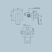 Carica l'immagine nel visualizzatore di Gallery, MISCELATORE DA INCASSO TANK JACUZZI
