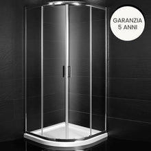 Carica l'immagine nel visualizzatore di Gallery, Box doccia circolare cristallo temperato, anticalcare