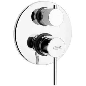 INCASSO DOCCIA CON DEVIATORE JACUZI CROMO ARMONIA