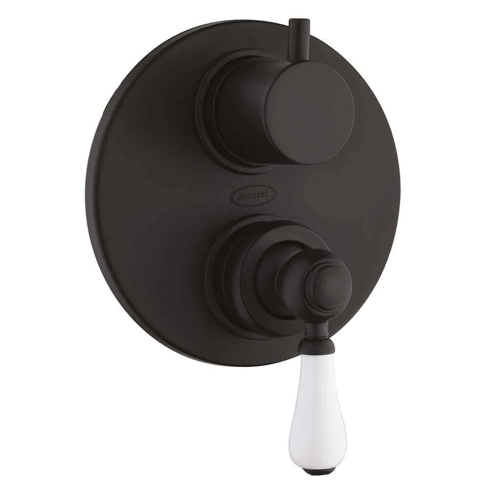 INCASSO DOCCIA CON DEVIATORE NERO JACUZZI TOSCA